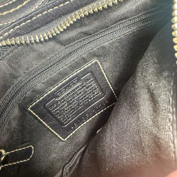 🖤 Vintage COACH 11235 Signature C Mini Hobo Bag | Silver Hook & Eye Y2K - Picture 9 of 10